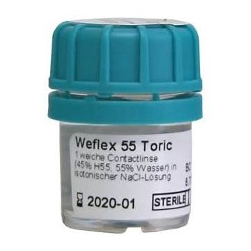 Weflex 55 Toric torische Jahreslinse (1 Stück)